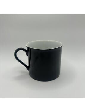 DANSK Midnight Black & White Coffee Mug